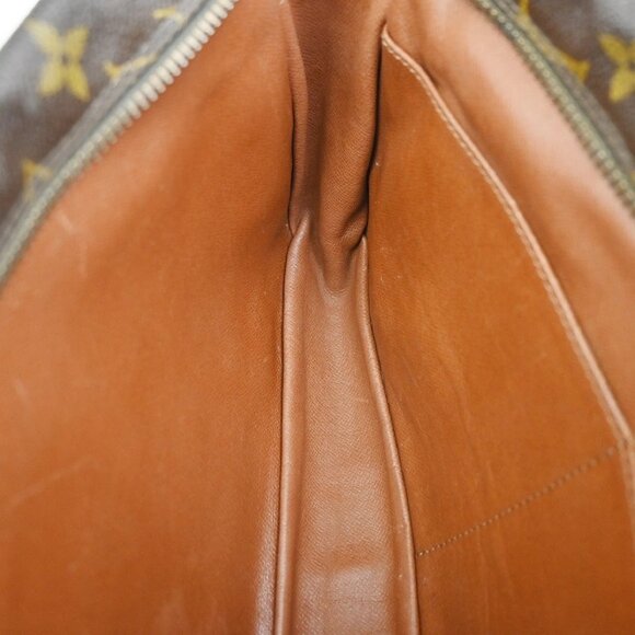 LOUIS VUITTON Compiegne 28 Clutch Hand Bag Monogram Leather Brown - Picture 11 of 16